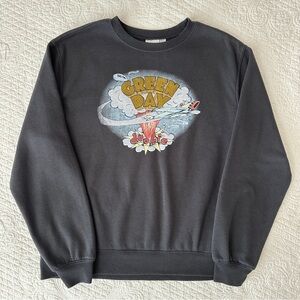 Green Day Dookie Album Logo Official Crewneck Sweatshirt Long Sleeve XXL